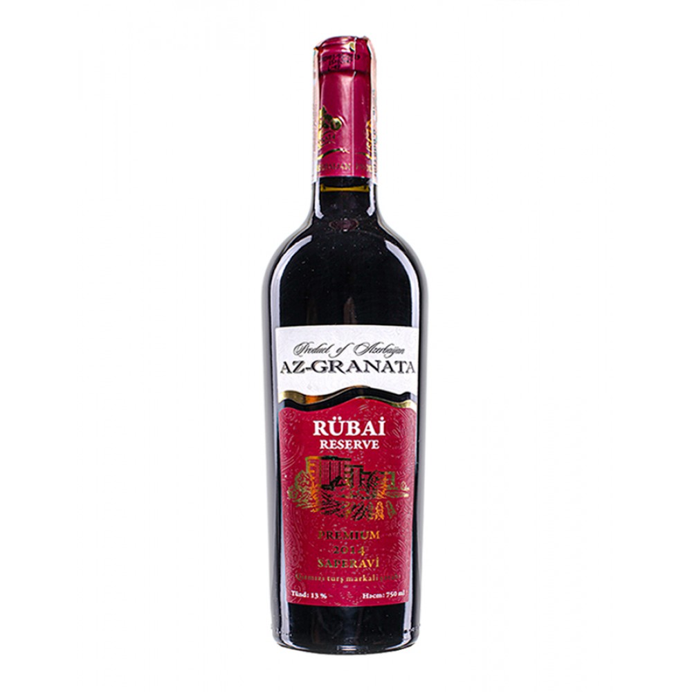 Вино RUBAI RESERVE красное сухое