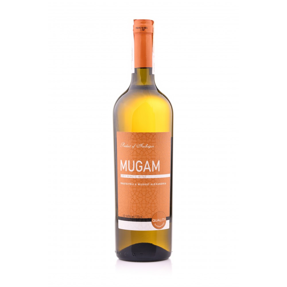 Вино виноградное белое сухое MUGAM 12-14%