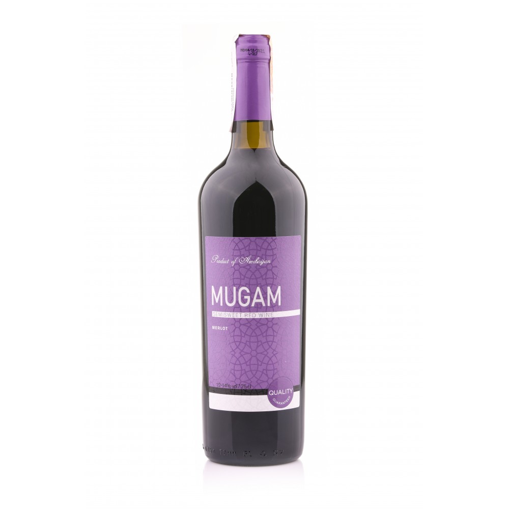 Вино виноградное красное полусладкое MUGAM Мерло 12-14%